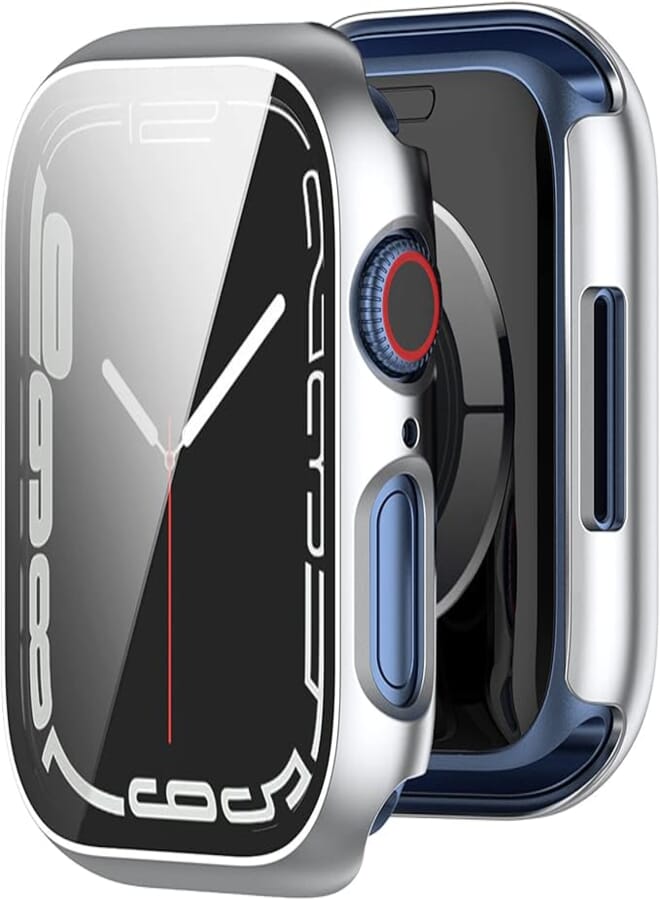 NINKI Men's and Women's Compatible with Apple Watch Series 7 45mm Case